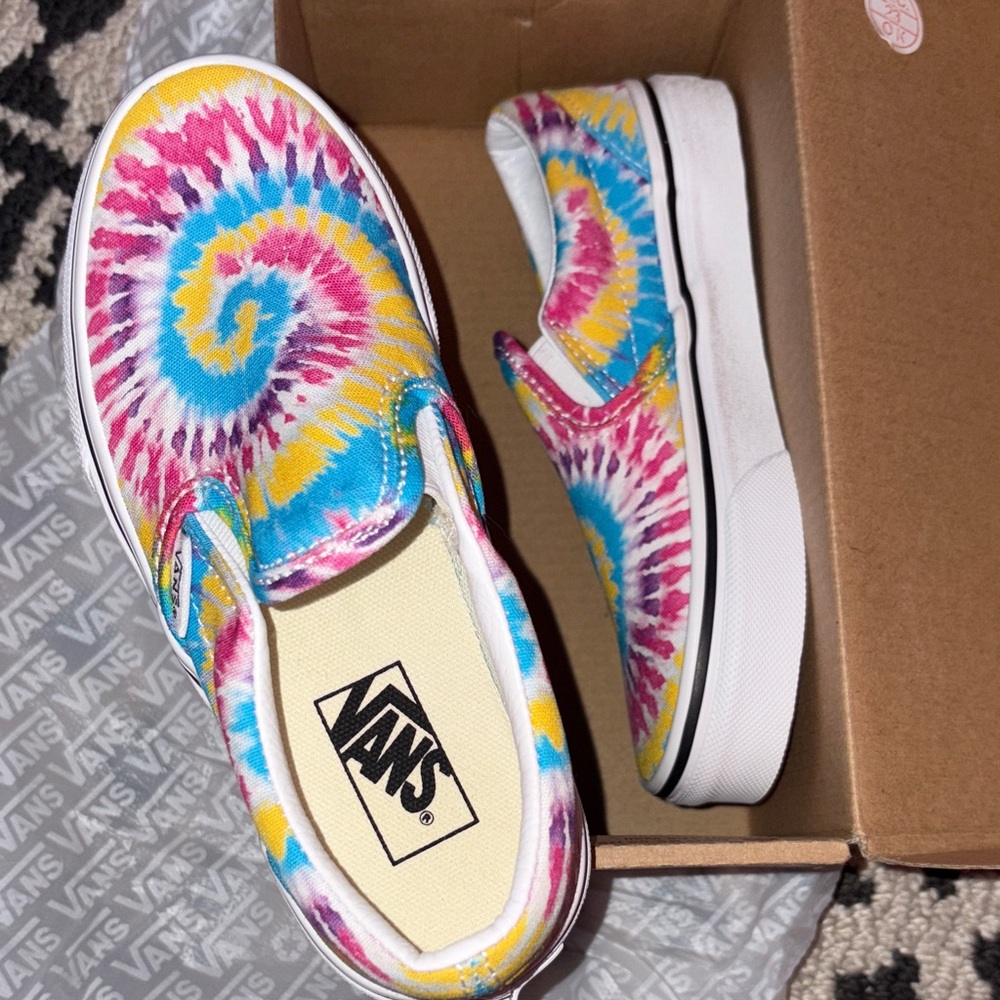 Vans Kids Colorful Tie-Dye Sneakers